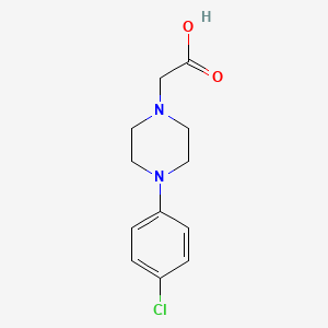 2-[4-(4-Chlorophenyl)piperazin-1-yl]acetic acid