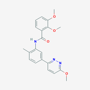 2,3-dimethoxy-N-(5-(6-methoxypyridazin-3-yl)-2-methylphenyl)benzamide