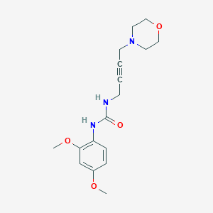1-(2,4-Dimethoxyphenyl)-3-(4-morpholinobut-2-yn-1-yl)urea