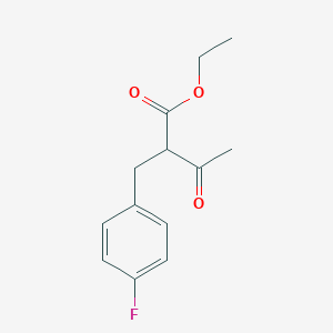 molecular formula C13H15FO3 B2549476 2-(4-Fluorobenzyl)acetoacetic acid ethyl ester CAS No. 88023-07-8