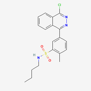 molecular formula C19H20ClN3O2S B2549477 N-butyl-5-(4-chlorophthalazin-1-yl)-2-methylbenzenesulfonamide CAS No. 733801-03-1