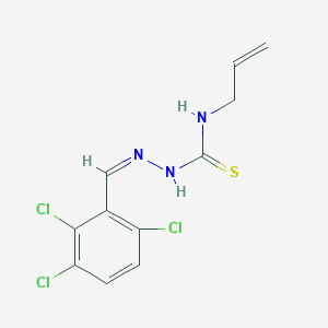 molecular formula C11H10Cl3N3S B254956 N-allyl-N'-(2,3,6-trichlorobenzylidene)carbamohydrazonothioic acid 
