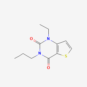 molecular formula C11H14N2O2S B2549582 1-乙基-3-丙基噻吩并[3,2-d]嘧啶-2,4(1H,3H)-二酮 CAS No. 2309311-03-1