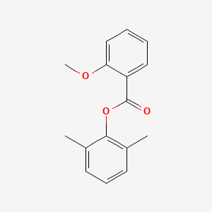 molecular formula C16H16O3 B2549728 2,6-二甲基苯基2-甲氧基苯甲酸酯 CAS No. 72566-71-3