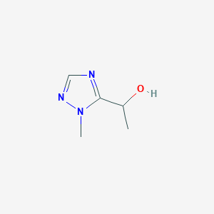 molecular formula C5H9N3O B2549797 1-(1-甲基-1H-1,2,4-三唑-5-基)乙醇 CAS No. 1864063-01-3