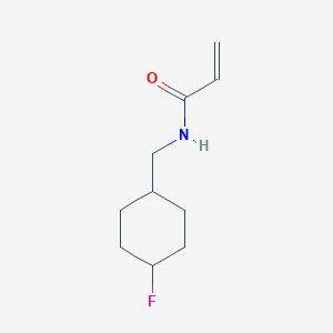 molecular formula C10H16FNO B2549876 N-[(4-Fluorocyclohexyl)methyl]prop-2-enamide CAS No. 2224473-26-9