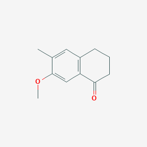 molecular formula C12H14O2 B2549903 7-methoxy-6-methyl-3,4-dihydronaphthalen-1(2H)-one CAS No. 1685-84-3