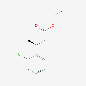 molecular formula C12H15ClO2 B2549983 (S)-3-(2-氯苯基)丁酸乙酯 CAS No. 130378-42-6