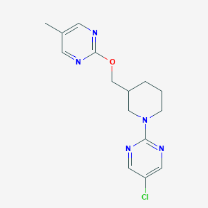 2-[[1-(5-Chloropyrimidin-2-yl)piperidin-3-yl]methoxy]-5-methylpyrimidine