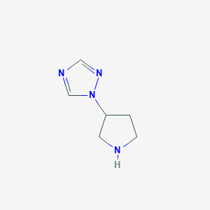 1-(pyrrolidin-3-yl)-1H-1,2,4-triazole