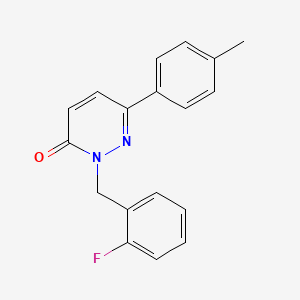 2-(2-fluorobenzyl)-6-(p-tolyl)pyridazin-3(2H)-one