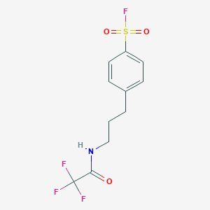 4-[3-[(2,2,2-Trifluoroacetyl)amino]propyl]benzenesulfonyl fluoride