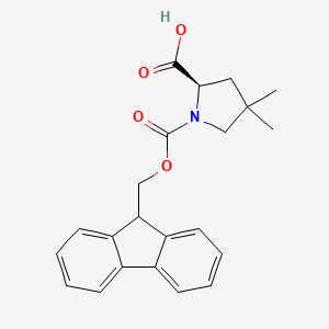 (R)-1-Fmoc-4,4-dimethylpyrrolidine-2-carboxylic Acid