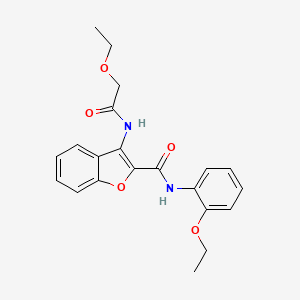 3-(2-ethoxyacetamido)-N-(2-ethoxyphenyl)benzofuran-2-carboxamide