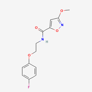 N-(2-(4-fluorophenoxy)ethyl)-3-methoxyisoxazole-5-carboxamide