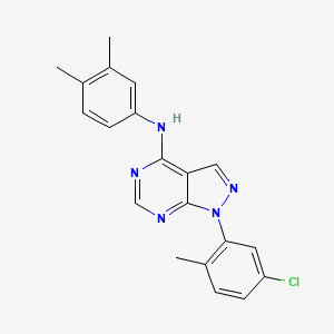 1-(5-chloro-2-methylphenyl)-N-(3,4-dimethylphenyl)-1H-pyrazolo[3,4-d]pyrimidin-4-amine