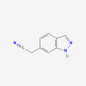 2-(1H-indazol-6-yl)acetonitrile