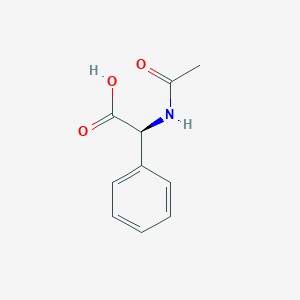 molecular formula C10H11NO3 B2550114 (S)-2-Acetamido-2-phenylacetic acid CAS No. 15962-46-6; 42429-20-9