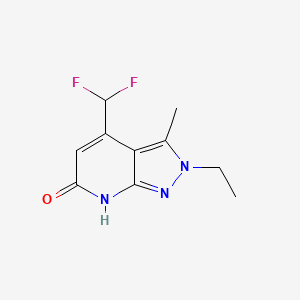 4-(difluoromethyl)-2-ethyl-3-methyl-2,7-dihydro-6H-pyrazolo[3,4-b]pyridin-6-one