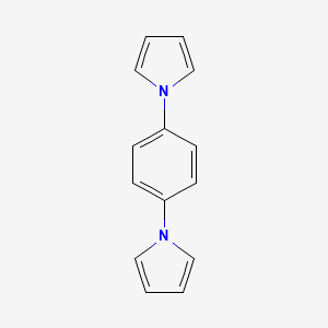 molecular formula C14H12N2 B2550185 1-[4-(1H-pyrrol-1-yl)phenyl]-1H-pyrrole CAS No. 135985-78-3