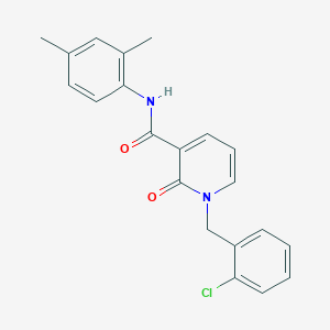 molecular formula C21H19ClN2O2 B2550251 1-[(2-氯苯基)甲基]-N-(2,4-二甲基苯基)-2-氧代-1,2-二氢吡啶-3-甲酰胺 CAS No. 946356-56-5