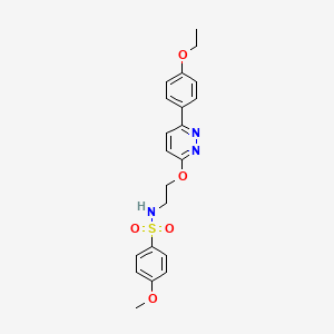 N-(2-((6-(4-ethoxyphenyl)pyridazin-3-yl)oxy)ethyl)-4-methoxybenzenesulfonamide