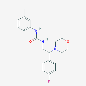 1-(2-(4-Fluorophenyl)-2-morpholinoethyl)-3-(m-tolyl)urea