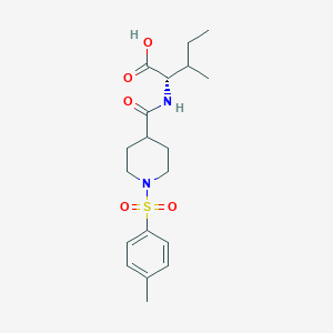 (2S,3R)-3-methyl-2-(1-tosylpiperidine-4-carboxamido)pentanoic acid