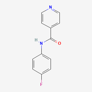 B2550326 N-(4-fluorophenyl)pyridine-4-carboxamide CAS No. 68279-93-6