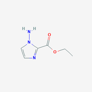 molecular formula C6H9N3O2 B2550348 ethyl 1-amino-1H-imidazole-2-carboxylate CAS No. 1008130-15-1
