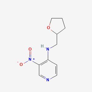 3-nitro-N-(oxolan-2-ylmethyl)-1,4-dihydropyridin-4-imine