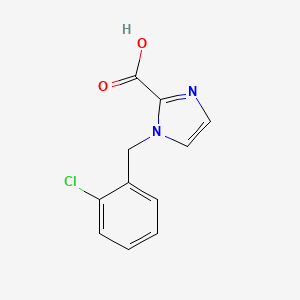 molecular formula C11H9ClN2O2 B2550352 1-(2-Chlorobenzyl)-1H-imidazole-2-carboxylic acid CAS No. 1439898-30-2