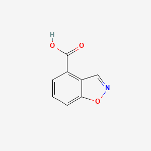 molecular formula C8H5NO3 B2550384 苯并[d]异恶唑-4-羧酸 CAS No. 1554164-82-7