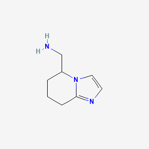 B2550395 (5,6,7,8-Tetrahydroimidazo[1,2-a]pyridin-5-yl)methanamine CAS No. 1551492-10-4
