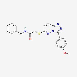 N-benzyl-2-((3-(4-methoxyphenyl)-[1,2,4]triazolo[4,3-b]pyridazin-6-yl)thio)acetamide