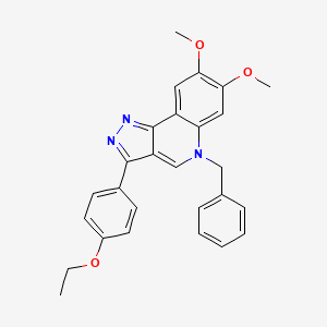 5-benzyl-3-(4-ethoxyphenyl)-7,8-dimethoxy-5H-pyrazolo[4,3-c]quinoline
