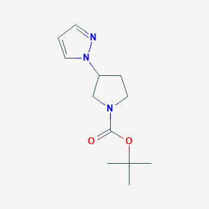 tert-Butyl 3-(1H-pyrazol-1-yl)pyrrolidine-1-carboxylate