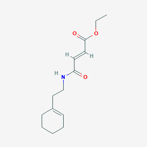 ethyl (2E)-3-[N-(2-cyclohex-1-enylethyl)carbamoyl]prop-2-enoate