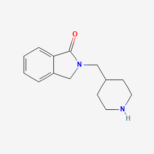 molecular formula C14H18N2O B2550468 2-(哌啶-4-基甲基)异吲哚-1-酮 CAS No. 749206-16-4