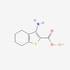 Lithium;3-amino-4,5,6,7-tetrahydro-1-benzothiophene-2-carboxylate