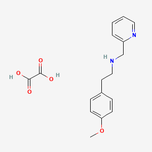 molecular formula C17H20N2O5 B2550473 [2-(4-Methoxy-phenyl)-ethyl]-pyridin-2-yl-methylamine oxalate CAS No. 1046803-53-5