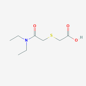 2-{[(Diethylcarbamoyl)methyl]sulfanyl}acetic acid