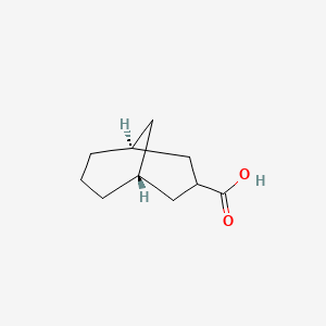 molecular formula C10H16O2 B2550487 (1beta,3alpha,5beta)-Bicyclo[3.3.1]nonane-3-carboxylic acid CAS No. 19489-16-8