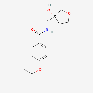N-((3-hydroxytetrahydrofuran-3-yl)methyl)-4-isopropoxybenzamide