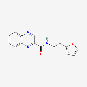 N-(1-(furan-2-yl)propan-2-yl)quinoxaline-2-carboxamide