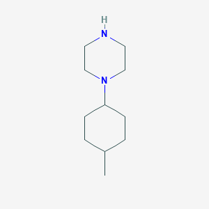 molecular formula C11H22N2 B2550531 1-(4-Methylcyclohexyl)piperazine CAS No. 355378-95-9; 435345-42-9; 460046-46-2