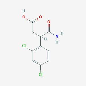 molecular formula C10H9Cl2NO3 B2550539 4-氨基-3-(2,4-二氯苯基)-4-氧代丁酸 CAS No. 1520394-17-5