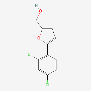molecular formula C11H8Cl2O2 B2550577 [5-(2,4-Dichlorophenyl)furan-2-yl]methanol CAS No. 292644-30-5