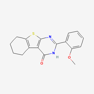 2-(2-Methoxyphenyl)-5,6,7,8-tetrahydro[1]benzothieno[2,3-d]pyrimidin-4(3H)-one