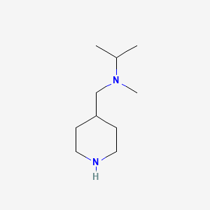 molecular formula C10H22N2 B2550605 Isopropyl-methyl-piperidin-4-ylmethyl-amine CAS No. 926192-40-7